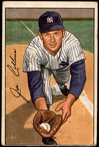 1952 Боуман Обикновена бейзболна картичка 181 Джо Колинс от Ню Йорк Янкис Клас Добър