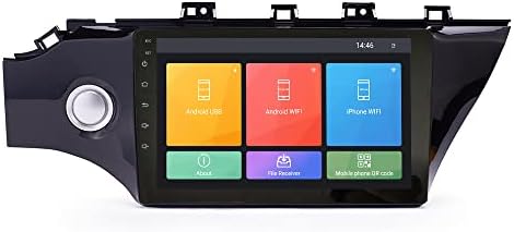 Андроид 10 Авторадио Автомобилната Навигация Стерео Мултимедиен плейър GPS радио 2.5 D Сензорен екран за Kia Rio 4 K2 2017-2019 Восьмиядерный 4 GB RAM И 64 GB ROM (CarPlay / Android Auto)