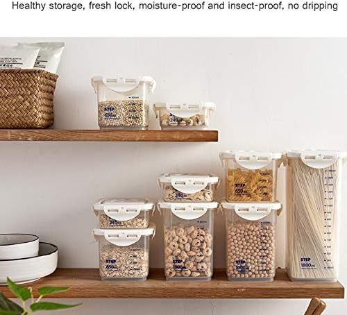 Херметични Контейнери За съхранение на продукти, Пластмасови Контейнери за съхранение на зърнени храни, които не съдържат BPA, Штабелируемые, за организиране на Кух