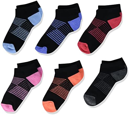 Детски спортни чорапи Essentials Унисекс с дълбоко деколте на лигавицата, 6 Двойки