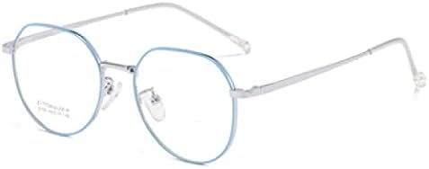 Защитни Очила за очите със защита от Blu-ray NC, Плоски слънчеви Очила, Ультралегкая Рамки за очи, Мъжки и Дамски Синя и Сребърна