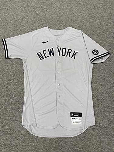 Кори Клубер, играч на Ню Йорк Янкис, Издал Жилетка, Последната проверка на автентичността на MLB 2021 - Използваните тениски MLB
