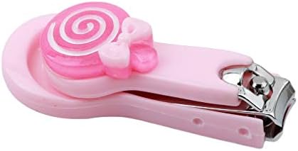 UKD pulabo Kids Детски Безопасна Машина За Рязане на нокти Сладък Ножица за нокти под формата на Бонбони Розови и Практични, Красиви