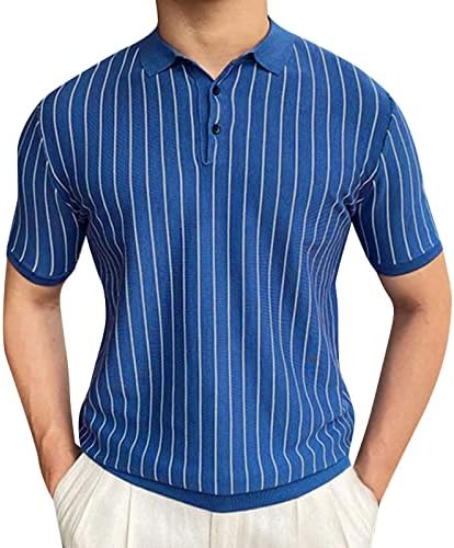 Мъжки ризи поло FVOWOH, ризи с къс ръкав, пролет-лято, модерен бизнес ризи за почивка, гъвкавост, качество, големи тениски