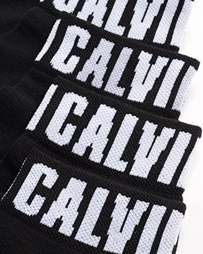 Мъжки Меки чорапи от Calvin Klein Quarter Чорапи (6 опаковки)