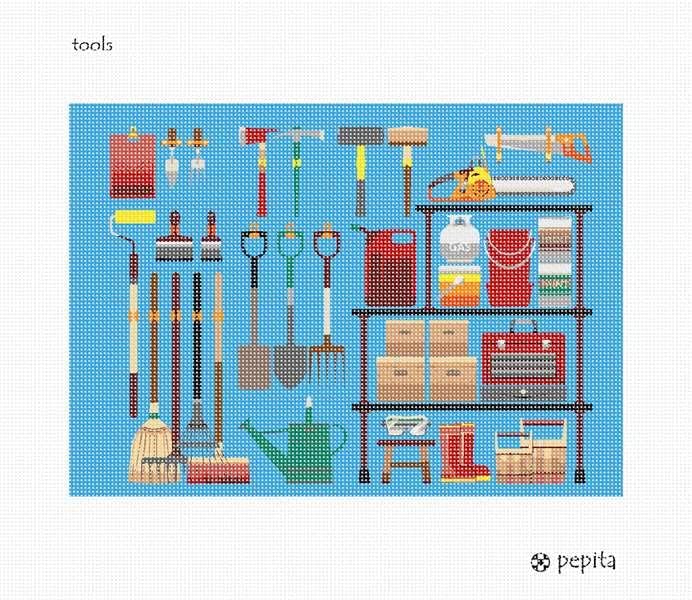 комплект за бродиране pepita: Инструменти, 12 x 9