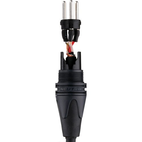 Микрофон кабел Kopul Studio Elite 4000 серия с ъгъл на наклона XLR-M до ъгъла XLR-F - 20' (6,1 м) Черен