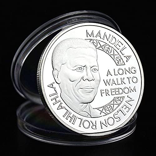 Мандела са подбрани сребърно покритие Сувенирни Монети Along Walk to Freedom Колекция от Креативни Подарък Невалютных Възпоменателни