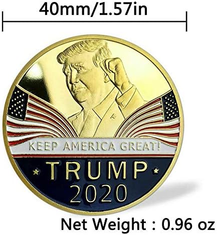 Отнемане на Америка Велика 2020 Възпоменателна Златна Монета на Доналд Тръмп Президент на САЩ