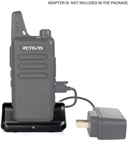 6 Опаковки зарядно устройство база за преносими уоки-токита Retevis RT22 RT22S Retevis RT22 Зарядно устройство, Съвместимо за LUITON