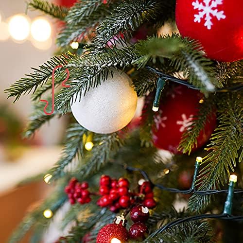 Angoily Метални Закачалки Тежки Коледни Леки Куки Закачалка за украса: 150 бр. Коледни Мини-Куки за водосточни тръби от Неръждаема