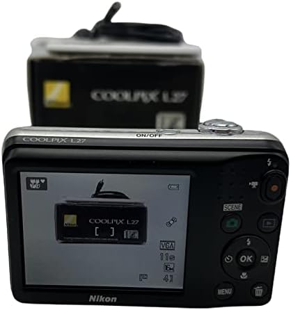 Обновена цифров фотоапарат Nikon COOLPIX L27 16,1 Mp с 5-кратно увеличение + видео 720p (сребрист)