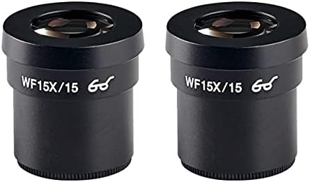 Аксесоари за микроскоп 2 бр. Помощен окуляр WF5X WF10X WF15X WF20X WF25X WF30X за Стереобинокулярного Тринокулярного микроскоп Лабораторни