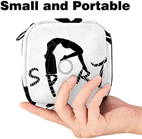 ORYUEKAN Чанта За съхранение на Хигиенни Кърпички, Чанта за Менструална Чаши, Преносими Чанти За съхранение на Подложки за Хигиенни