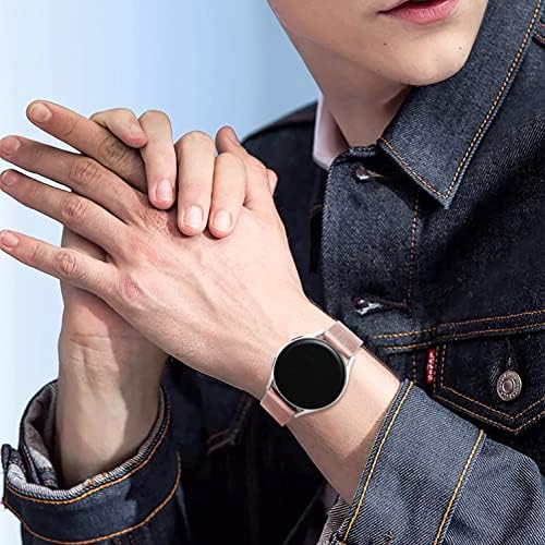 Каишка Bolesi Matal е Съвместим с Samsung Galaxy Active 2 40 мм 44 мм/ Galaxy 5 Watch/Watch 5 Pro/ Galaxy Watch 4 40 мм 44 мм/Watch