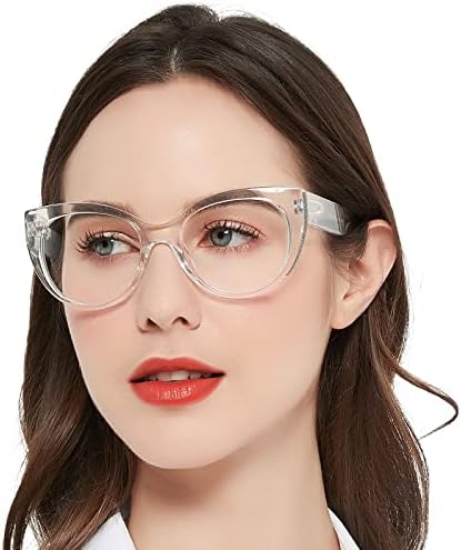 OCCI CHIARI Очила Котешко око за Жени 3,0+ Дизайнерски Ридеры (1,0 1,5 2,0 2,5 3,0 3,5) с прозрачни лещи