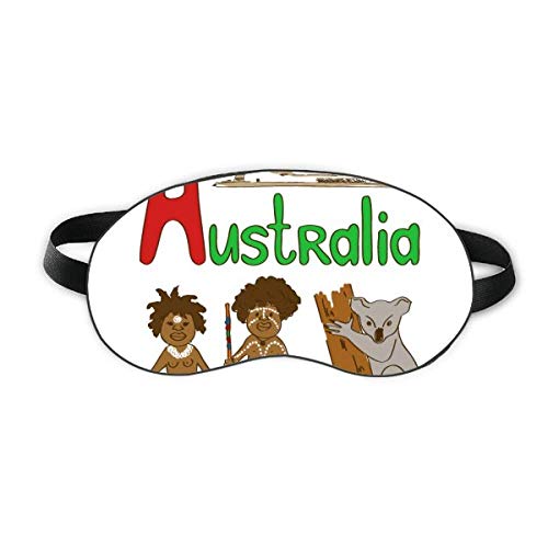 Националният символ на Австралия Цифрен Модел Sleep Eye Shield Мека Нощна Превръзка На очите Козирка
