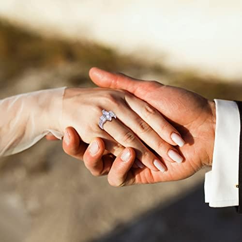 2023 Нови брачни халки с цирконами кръг нарязани на женски годежни пръстени, бижута, дамски пръстени с диаманти, забавни бижута
