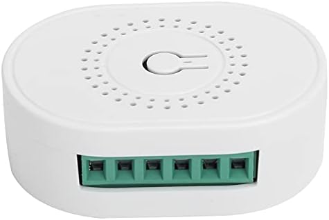POCREATION WiFi Mini Smart Breaker, wi-fi-Прекъсвач с гласов контрол чрез телефон приложение, Контролер за включване на Wi-Fi, Прекъсвач