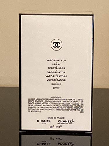 Спрей-парфюмированная вода Chanel N°5 за жени, 3,4 грама, мулти