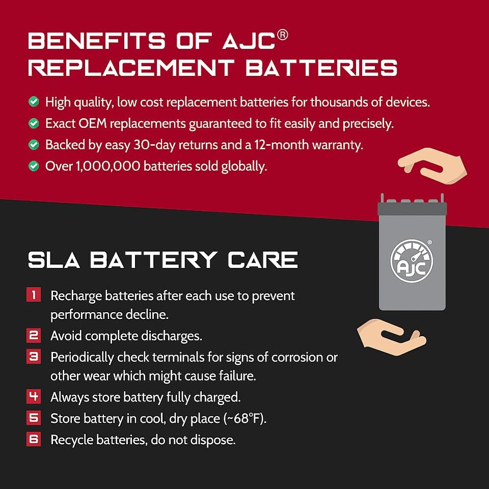 Здрав херметичен оловно-киселинната батерия 3FM7.5 3-FM-7.5 6V 7Ah - това е замяна на марката AJC