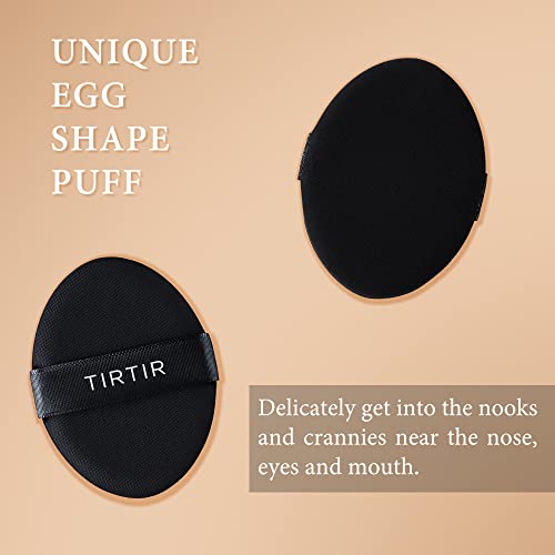 TIRTIR Mask Fit Cushion #23N Пълнител за пясък 0,63 унция (18 г) 72-Часова Силен Тонален крем за пълно покритие на грим - Само за попълване на