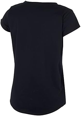 Тениска с кръгло деколте и къс ръкав adidas за момичета с графичен дизайн